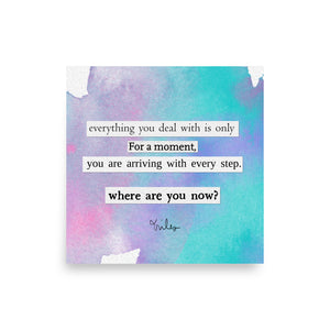 Where are you? - watercolor art print
