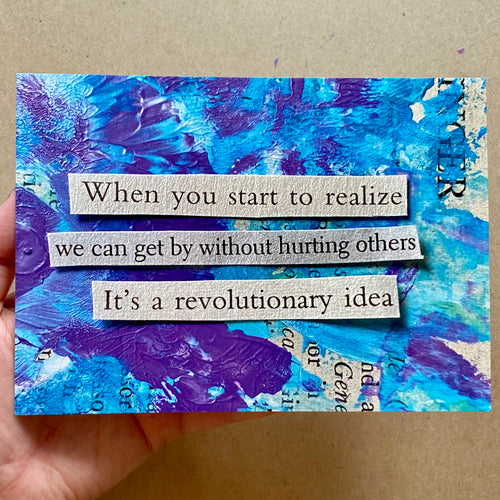 it's a revolutionary idea - postcard print - 5